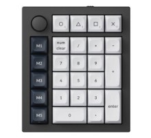 Keychron Q0 Max RGB Wireless Numeric Keyboard, Red Switch (Black) [Q0M-M1].