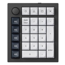 Keychron Q0 Max RGB Wireless Numeric Keyboard, Red Switch (Black) [Q0M-M1].