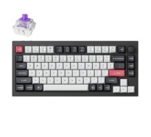 Keychron Q1 HE RGB Wireless Mechanical Keyboard, Nebula Magnetic Switch (Black) [Q1H-M1].