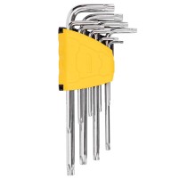 Torx Hex Key Sets 1.5-10mm Deli Tools EDL3091 (silver)