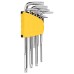 Torx Hex Key Sets 1.5-10mm Deli Tools EDL3091 (silver)