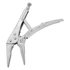 Long Nose Locking Pliers 9" Deli Tools EDL20015B (silver)