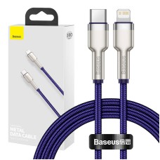USB-C cable for Lightning Baseus Cafule, PD, 20W, 1m (purple)