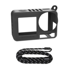 Sunnylife OA5-BHT885-D silicone case with strap for ACTION 5 PRO (black)