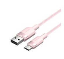 USB 2.0 A to USB-C 3A Vention CTNPF 1M cable (pink)