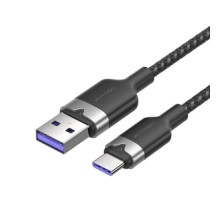 USB 2.0 A to USB-C 6A Vention CTOBF 1M cable (black)
