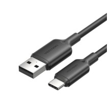 USB 2.0 A to USB-C 3A cable Vention CTQBH 2M (black)