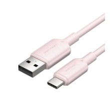 USB 2.0 A to USB-C 3A cable Vention CTQPH 2M (pink)