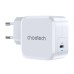 PD8007 USB-C PD45W power charger Choetech EU (white)