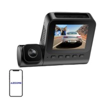 1080p front camera and 1080p indoor camera Azdome V600-2CH, G-sensor