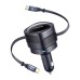 Baseus Enjoyment Max car charger with USB-C+USB-C cables 60W Black
