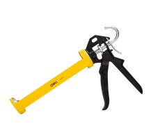 Caulking Gun 230mm Deli Tools EDL2370 (yellow)