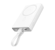 Joyroom magnetic powerbank with stand JR-PBM01, 20W, 10000mA (white)