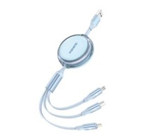 Foneng X113 3-in-1 Cable 1.1M Blue