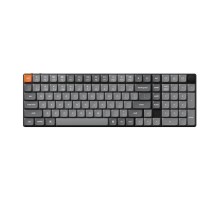 Keychron K17 Max RGB Brown Switch Wireless Low Profile Keyboard (Black) [K17M-H3].