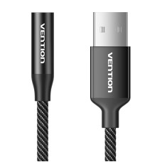 Single-port USB external sound card Vention Gome 1m (black)