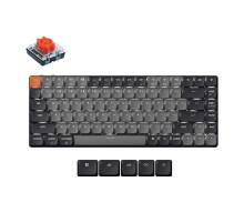 Keychron K3 LED Red Switch Wireless Low Profile Keyboard (Gray) [K3X-A1].