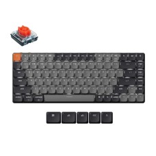 Keychron K3 LED Red Switch Wireless Low Profile Keyboard (Gray) [K3X-A1].