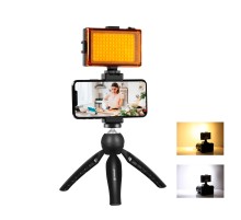 Puluz live recording set tripod + LED lamp + phone clip PKT3131B