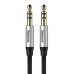 Baseus Yiven Audio Cable mini jack 3,5mm AUX, 1m (Black+Silver)