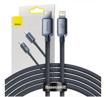 Baseus Crystal Shine cable USB-C to Lightning, 20W, PD, 2m (black)