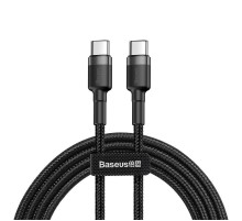 Baseus Cafule Cable USB-C PD 2.0 QC 3.0 60W 1m (Black+Gray)