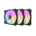 Computer fan set Darkflash INF8 ARGB, 3in1 120x120 (black)