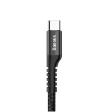 Baseus Spring-loaded USB-C cable 1m 2A (Black) Baseus Spring-loaded USB-C cable 1m 2A (Black)