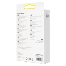 Cable USB-C to USB-C Baseus, 100W, 1m (white) Cable USB-C to USB-C Baseus, 100W, 1m (white)