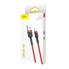 Baseus Cafule USB Lightning Cable 2,4A 0,5m (Red)