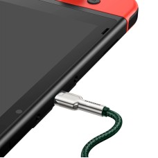Cable USB-C to USB-C Baseus Cafule, 100W, 2m (green)