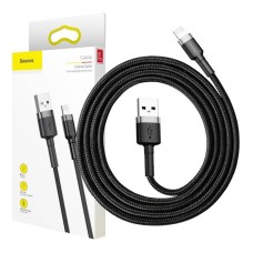Baseus Cafule USB Lightning Cable 1,5A 2m (Gray+Black) Baseus Cafule USB Lightning Cable 1,5A 2m (Gray+Black)