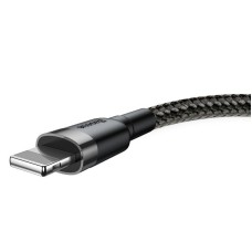 Baseus Cafule USB Lightning Cable 1,5A 2m (Gray+Black) Baseus Cafule USB Lightning Cable 1,5A 2m (Gray+Black)