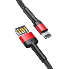 Baseus Cafule Double-sided USB Lightning Cable 2,4A 1m (Black+Red) Baseus Cafule Double-sided USB Lightning Cable 2,4A 1m (Black+Red)