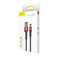 Baseus Cafule Double-sided USB Lightning Cable 2,4A 1m (Black+Red) Baseus Cafule Double-sided USB Lightning Cable 2,4A 1m (Black+Red)