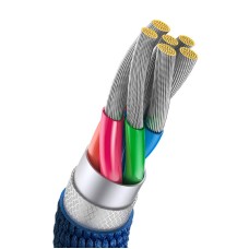 Baseus Crystal Shine cable USB to USB-C, 100W, 2m (blue) Baseus Crystal Shine cable USB to USB-C, 100W, 2m (blue)