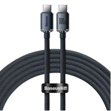 Baseus Crystal Shine cable USB-C to USB-C, 100W, 1.2m (black) Baseus Crystal Shine cable USB-C to USB-C, 100W, 1.2m (black)