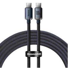Baseus Crystal Shine cable USB-C to USB-C, 100W, 1.2m (black) Baseus Crystal Shine cable USB-C to USB-C, 100W, 1.2m (black)