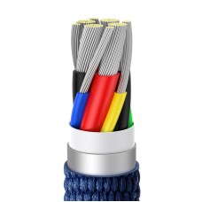 Baseus Crystal Shine cable USB-C to USB-C, 100W, 1.2m (blue)