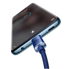 Baseus Crystal Shine cable USB-C to USB-C, 100W, 1.2m (blue)