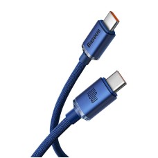 Baseus Crystal Shine cable USB-C to USB-C, 100W, 1.2m (blue)