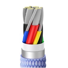 Baseus Crystal Shine cable USB-C to USB-C, 100W, 1.2m (purple) Baseus Crystal Shine cable USB-C to USB-C, 100W, 1.2m (purple)