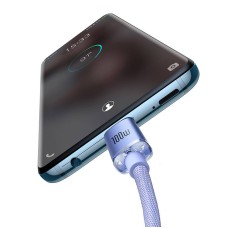 Baseus Crystal Shine cable USB-C to USB-C, 100W, 2m (purple) Baseus Crystal Shine cable USB-C to USB-C, 100W, 2m (purple)