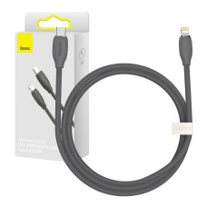 Baseus Jelly cable USB-C to Lightning, 20W, 1,2m (black) Baseus Jelly cable USB-C to Lightning, 20W, 1,2m (black)