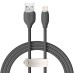 Baseus Jelly cable USB to Lightning, 2,4A, 1,2m (black)