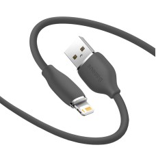 Baseus Jelly cable USB to Lightning, 2,4A, 1,2m (black)