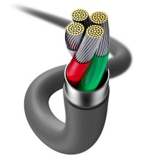 Baseus Jelly cable USB to Lightning, 2,4A, 1,2m (black)