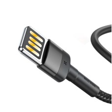 Baseus Cafule Double-sided USB Lightning Cable 1.5A 2m (Gray+Black) Baseus Cafule Double-sided USB Lightning Cable 1.5A 2m (Gray+Black)