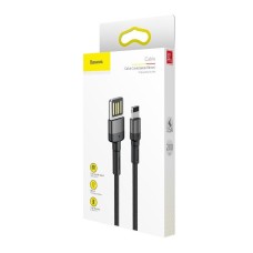 Baseus Cafule Double-sided USB Lightning Cable 1.5A 2m (Gray+Black) Baseus Cafule Double-sided USB Lightning Cable 1.5A 2m (Gray+Black)