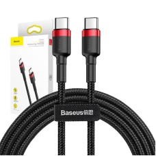 USB-C PD Baseus Cable Cafule PD 2.0 QC 3.0 60W 1m (black and red)